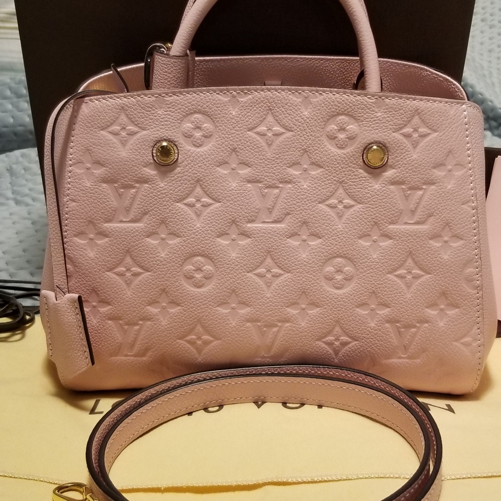 Louis Vuitton Montaigne BB Rose Ballerine